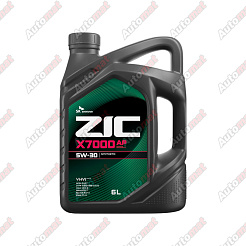 Масло моторное ZIC X7000 AP 5W-30 CI-4 E7/E4, 6л